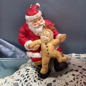 Vintage Enesco Christmas Ornament "Santa's Little Reindear" #568430 1989
A12